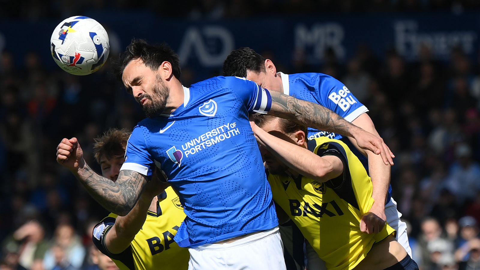 Portsmouth ฮึดสู้ 10 คน! ยัน Oxford สุดมันส์