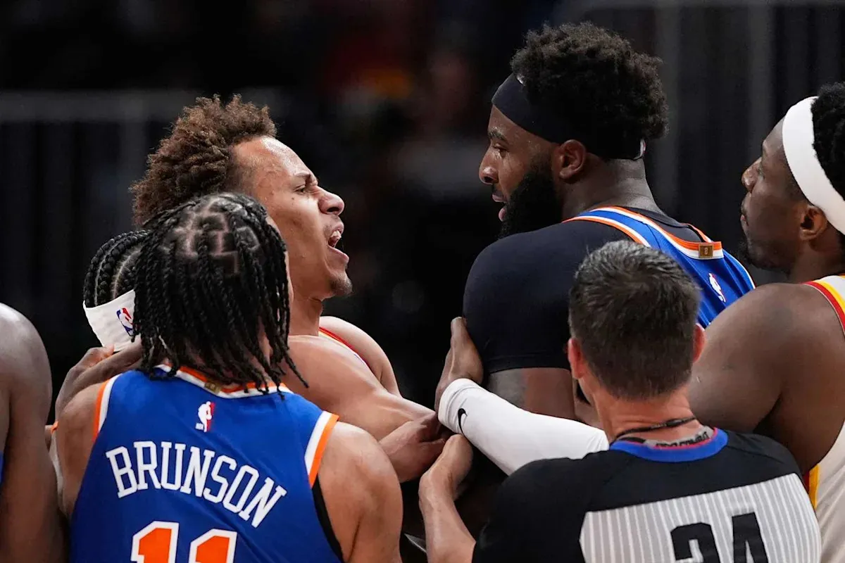 โกลาหลกลางสมรภูมิ: Knicks ถล่ม Hawks ยับเยินจน Shaq ต้องสวดส่งวิญญาณ