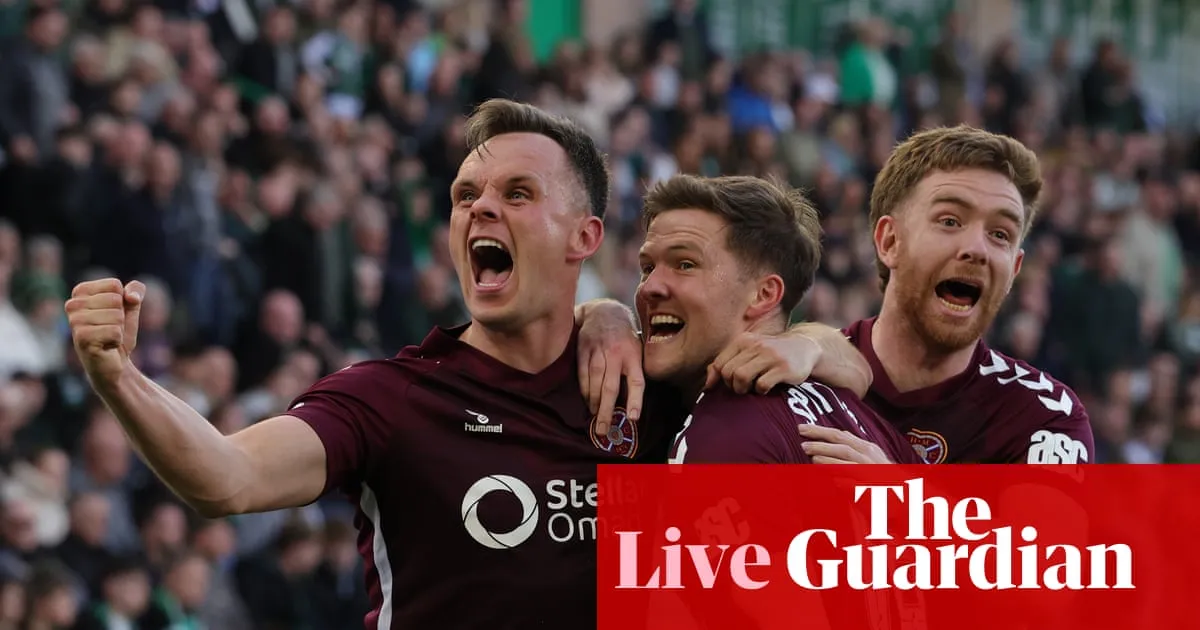 ดาร์บี้แมตช์สุดกาว! Hearts เฉือน Hibs 9 คน หลัง Rangers โดน Motherwell ตบคาบ้าน