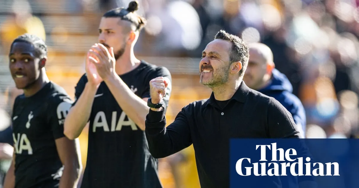 De Zerbi สั่งลูกทีมเลิกใจเสาะ! หลัง Spurs บุกเชือดหมาป่าท่ามกลางวิกฤตโรงหมอ: ‘ต้องแกร่งที่ใจ ไม่ใช่แค่ฝีเท้า’