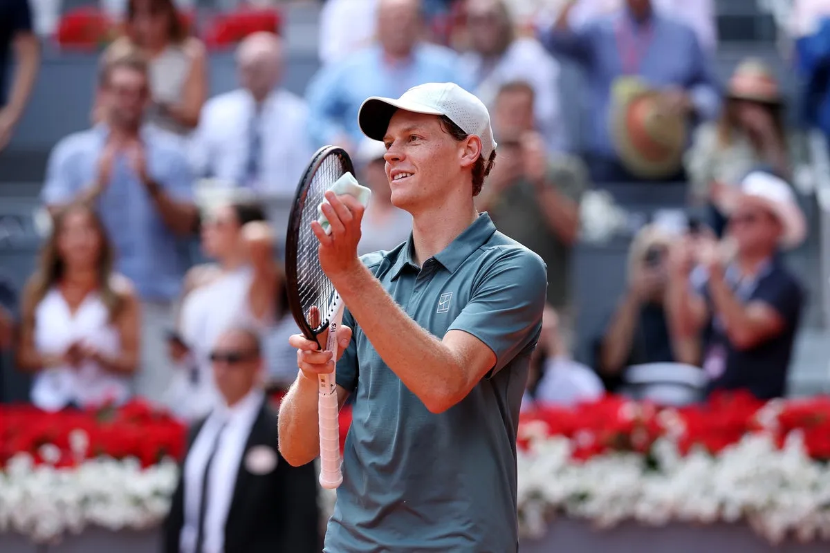 Jannik Sinner รักษาระนาบวิถีสู่ประวัติศาสตร์ Masters 1000 หลังปิดระบบ Arthur Fils ใน Madrid Open