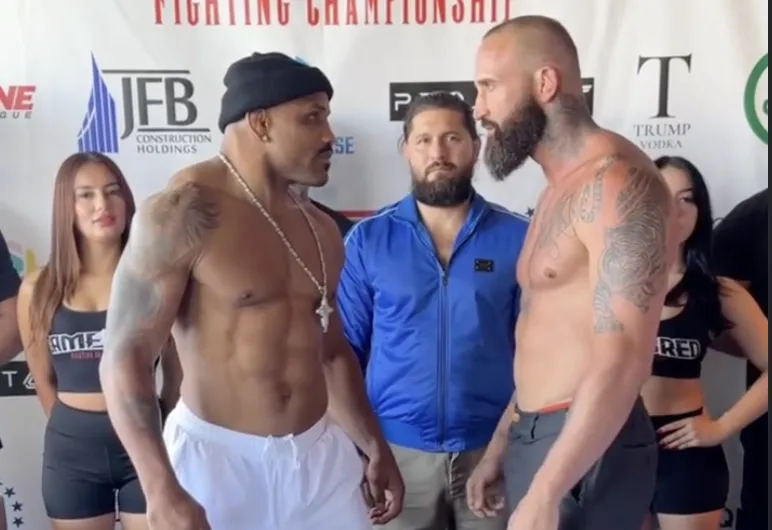 เจาะลึกความพร้อม: Yoel Romero โชว์กล้ามเนื้อสุดแกร่ง เผชิญหน้า Alex Nicholson ก่อนศึก Gamebred Bareknuckle MMA