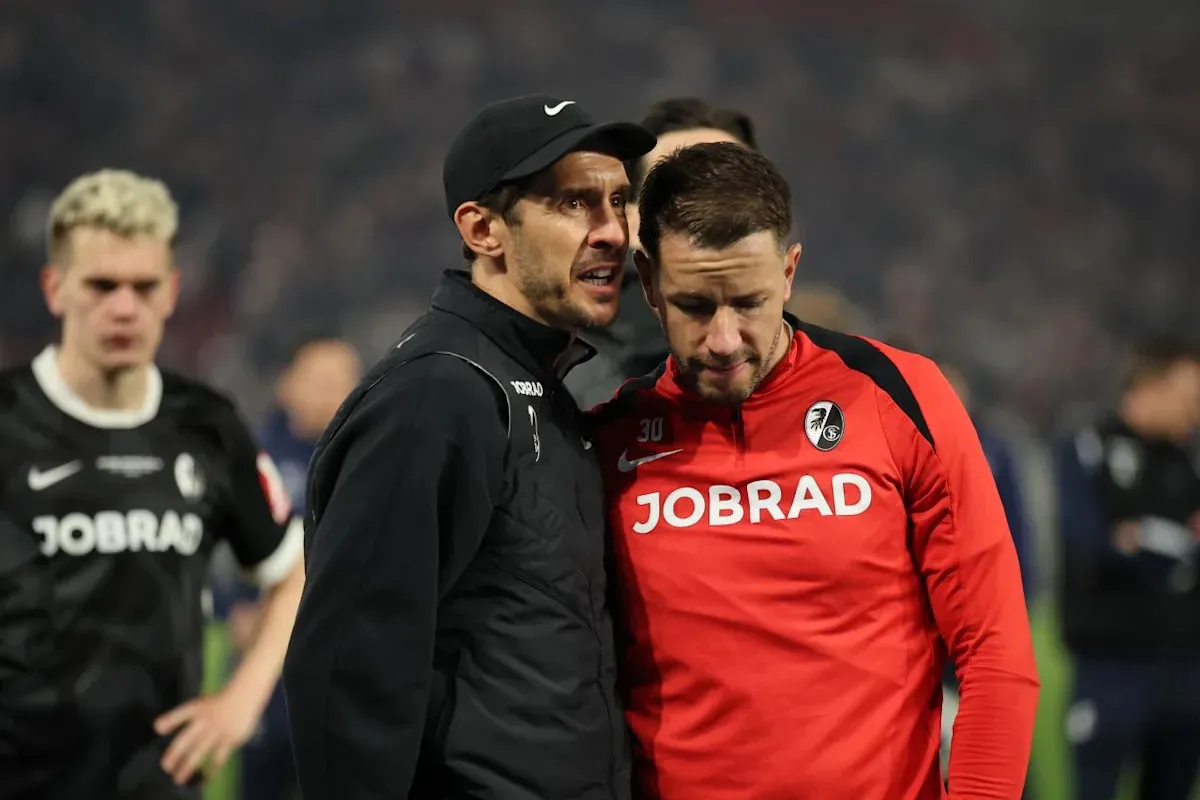 อกหักดังเป๊าะ! Schuster โอด Freiburg ตกรอบบอลถ้วยแบบทำใจลำบาก แต่เชื่อ ‘เจ็บแล้วจะแข็งแกร่ง’