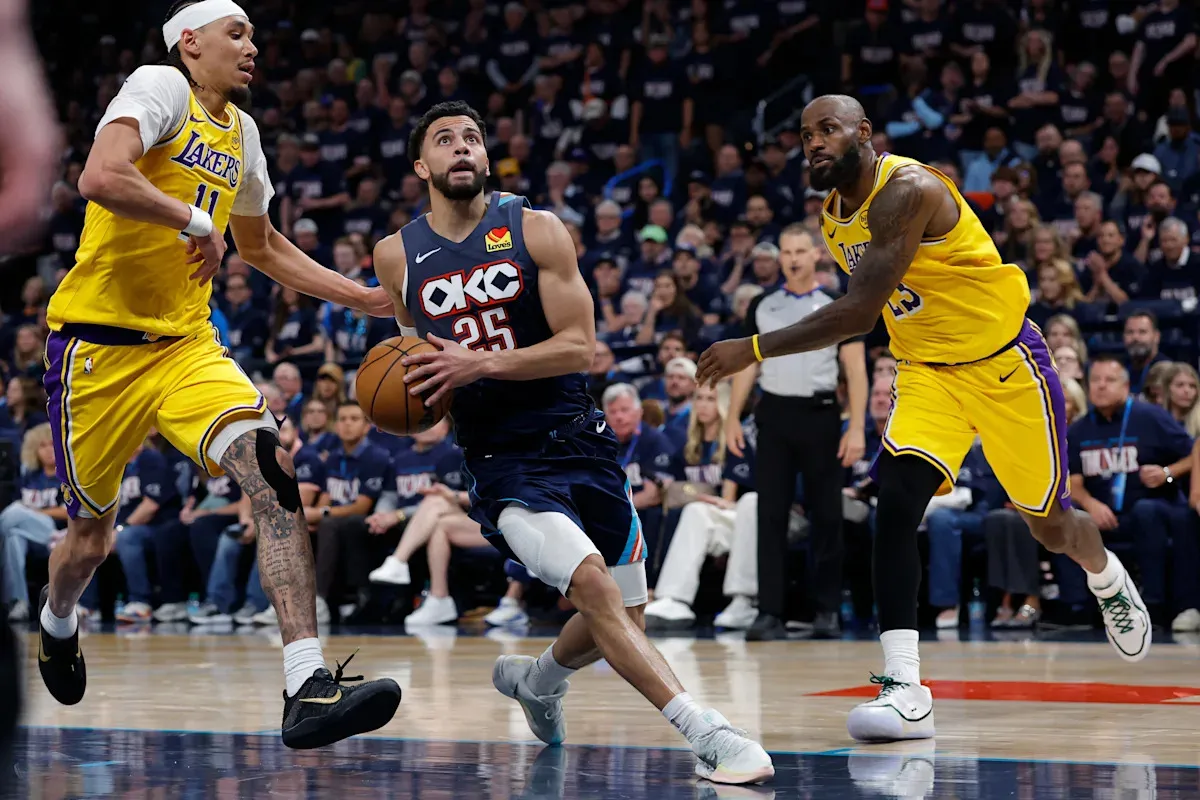 ภาพจำแห่งชัยชนะ: เจาะลึกช็อตเด็ด Oklahoma City Thunder ทุบ Los Angeles Lakers ขยับนำห่าง 2-0