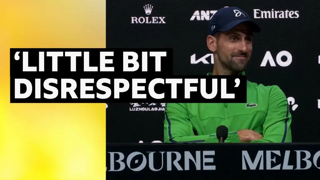 ‘ผมต้องเป็นผู้ไล่ล่าเสมอหรือ?’ - Novak Djokovic แสดงความไม่พอใจต่อคำถามของผู้สื่อข่าว
