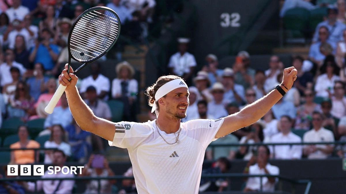 Alexander Zverev ชนะ Taylor Fritz เข้ารอบรองชนะเลิศ Wimbledon ครั้งแรก