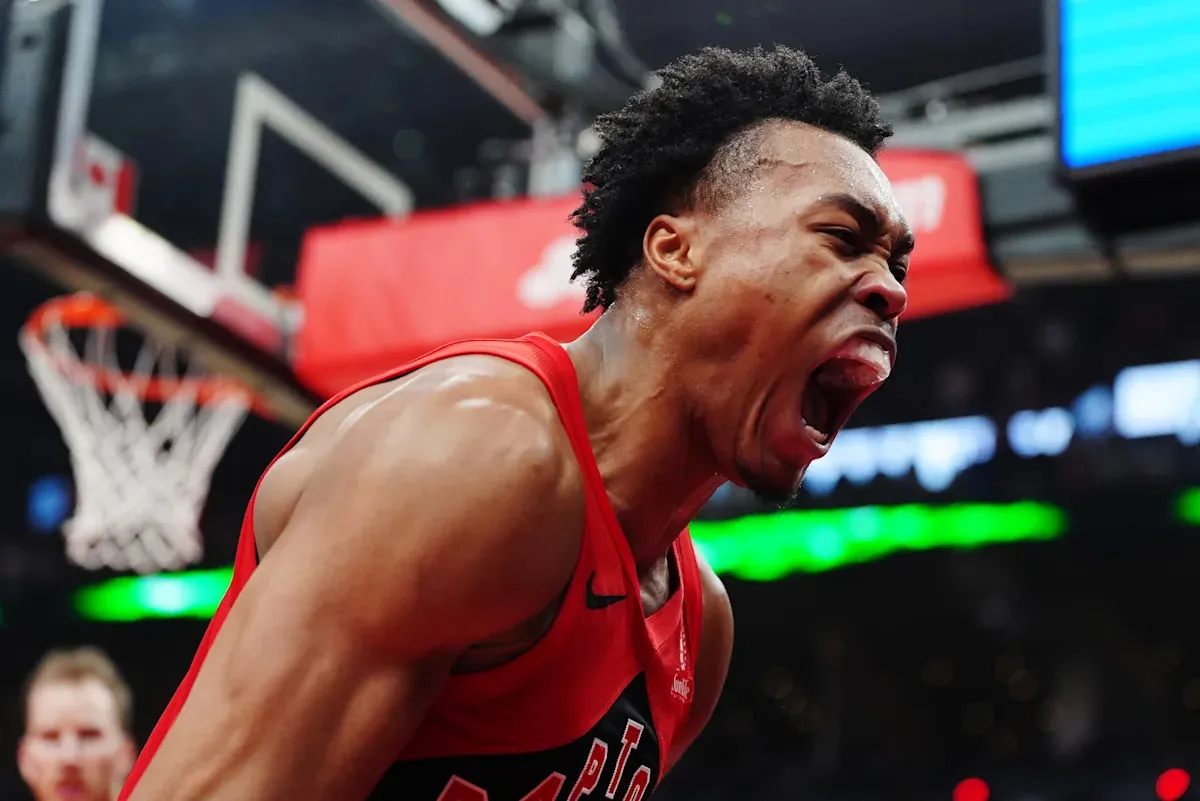 วิเคราะห์ความเสี่ยง: RJ Barrett ปิดดีลช่วงต่อเวลา พา Toronto Raptors ยื้อซีรีส์สู่เกมเจ็ด ท่ามกลางความผันผวนของเพย์โรล