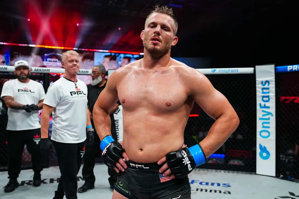เจาะแท็กติก PFL Sioux Falls: Logan Storley ใช้เกมภาคพื้นสยบ Florim Zendeli เก็บชัยในบ้านแบบขาดลอย