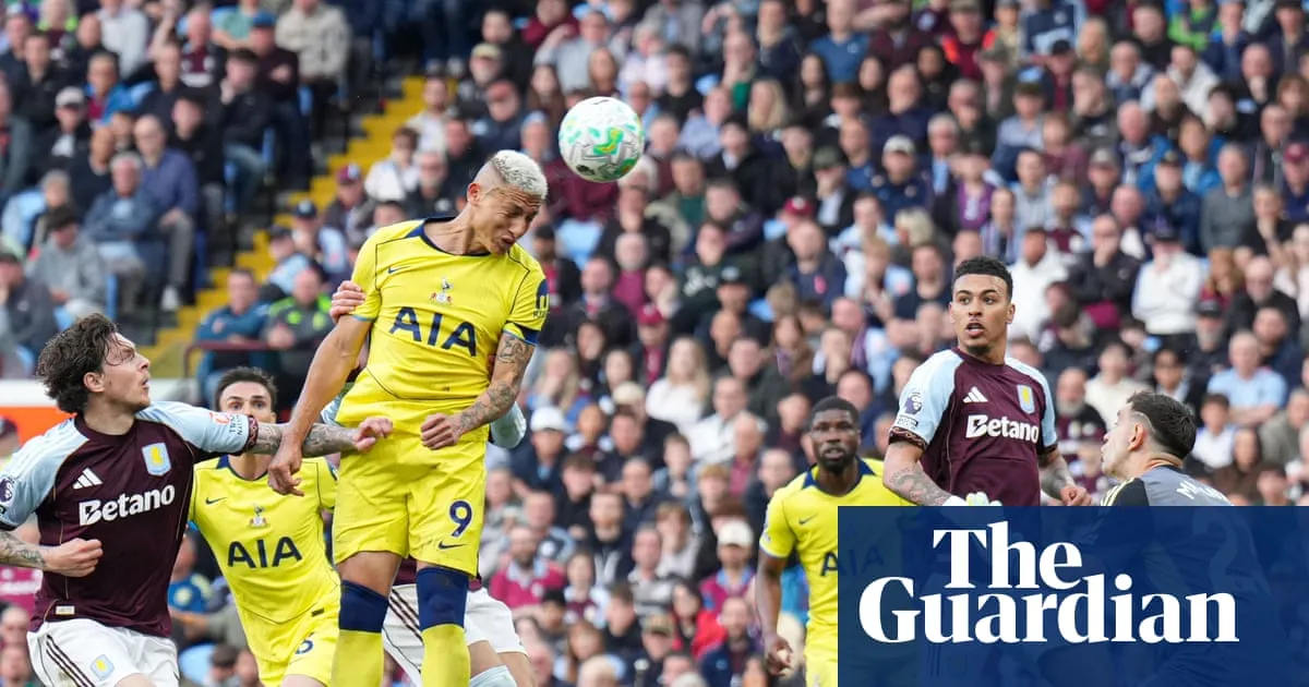 Richarlison โขกทะลวงเมฆหมอกที่ Villa Park: เมื่อ Tottenham สลัดพันธนาการโซนอันตราย