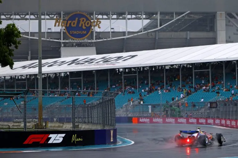 ฟ้าผ่ากลางรันเวย์? Miami Grand Prix ส่อเค้าวุ่น เมื่อพยากรณ์อากาศทำตัวเป็นอุปสรรคชิ้นโต!