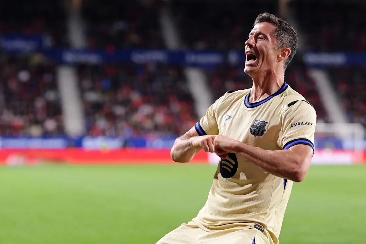 พี่เลวานฯ ไม่ได้มาเล่นๆ! Robert Lewandowski ลั่นเป้าพา Barcelona เก็บให้ครบ 100 แต้ม แชมป์น่ะเอาแน่ แต่สถิติต้องเป๊ะ!