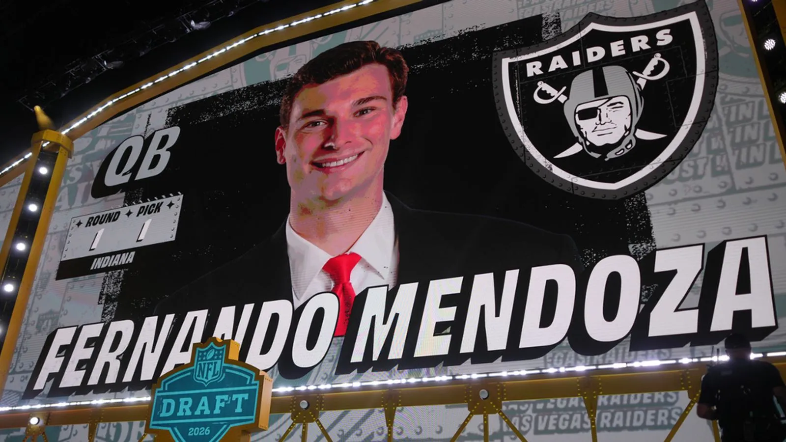 ปฐมบทแห่งมหากาพย์: Las Vegas Raiders จารึกชื่อ Fernando Mendoza เป็นเบอร์หนึ่งใน NFL Draft 2026