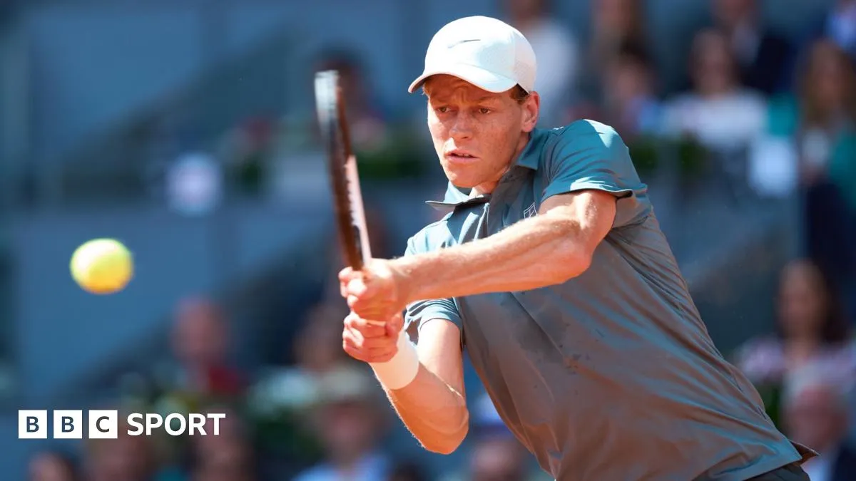 Sinner โชว์ฟอร์มแกร่งพิชิต Fils ทะลุชิงชนะเลิศ Madrid Open ลุ้นสร้างสถิติใหม่