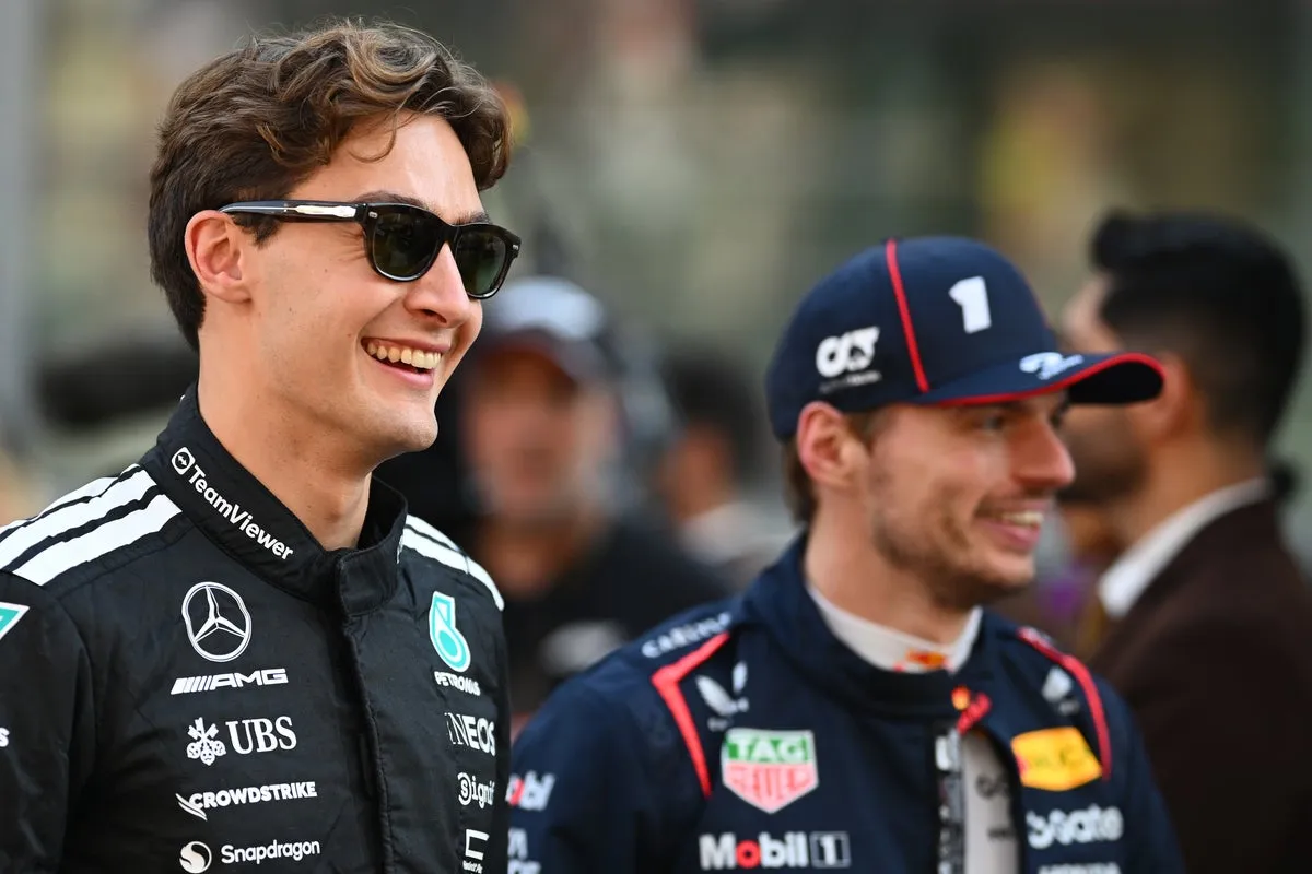 George Russell สะกิด Max Verstappen: 'พี่จะเอาอะไรอีก?' ชี้บรรลุเป้าหมายจนแทบจะแขวนพวงมาลัยได้แล้ว