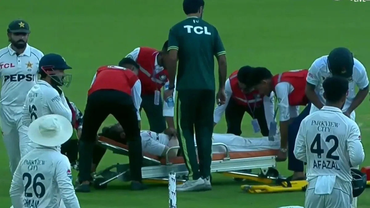 ใจหายแว๊บ! Hasan Ali หวิดสิ้นชื่อคาพื้นหญ้า หามส่งโรงหมอหลังหัวกระแทกพื้นในเกม BAN vs PAK
