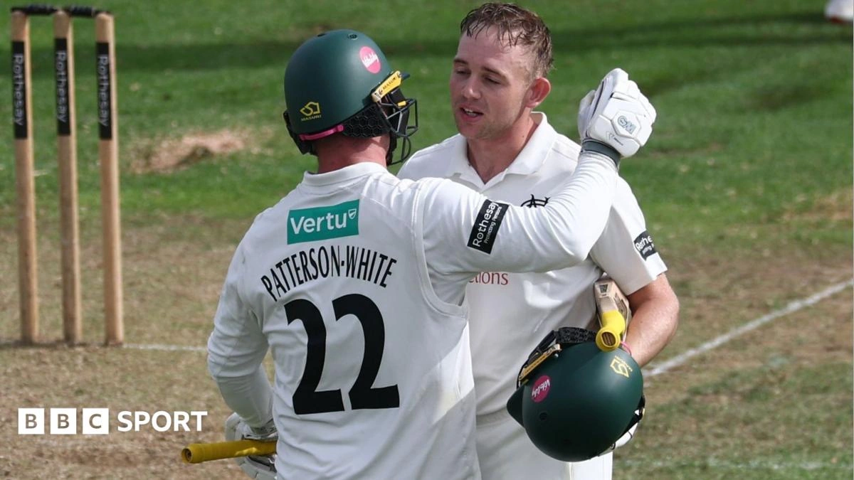 Jack Haynes ทำ 159 รันช่วย Nottinghamshire ถล่ม Leicestershire ในศึก County Championship