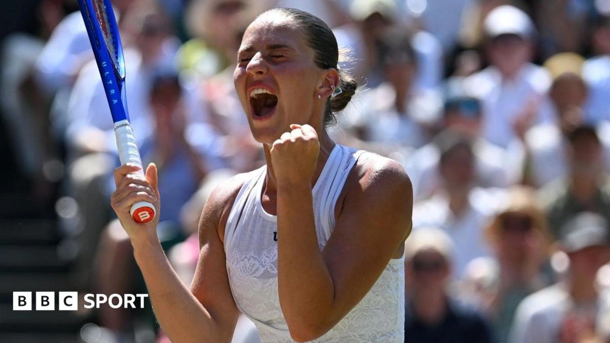 Marta Kostyuk เข้ารอบรองชนะเลิศ Wimbledon ครั้งแรก หลังถล่ม Paolini ขาดลอย