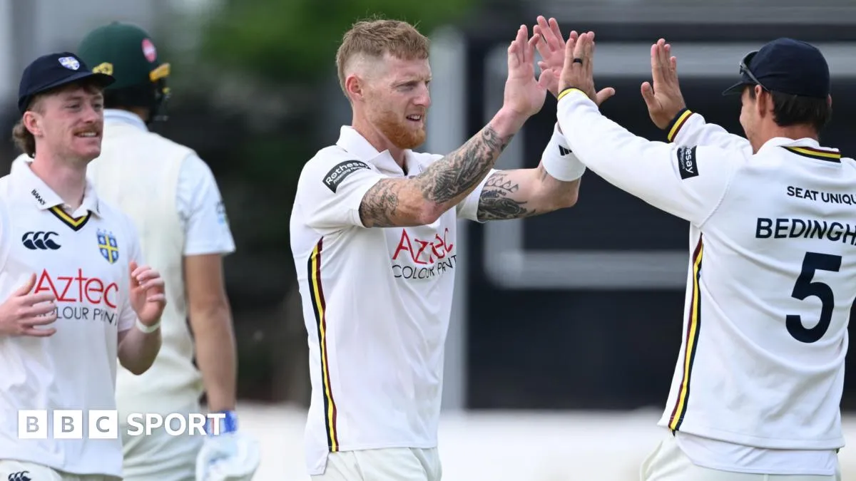 Ben Stokes คัมแบ็กแบบสับ! กดไป 8 บอลก็ได้เฮ ในเกมหวนคืนสนามให้ Durham