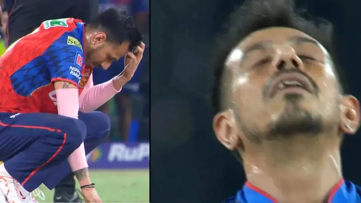 ดวงกุดฉุดไม่อยู่! ส่องรีแอคชั่น Yuzvendra Chahal หลังเพื่อนร่วมทีมแจกโชคทำบอลหลุดมือจนกลายเป็นไวรัล