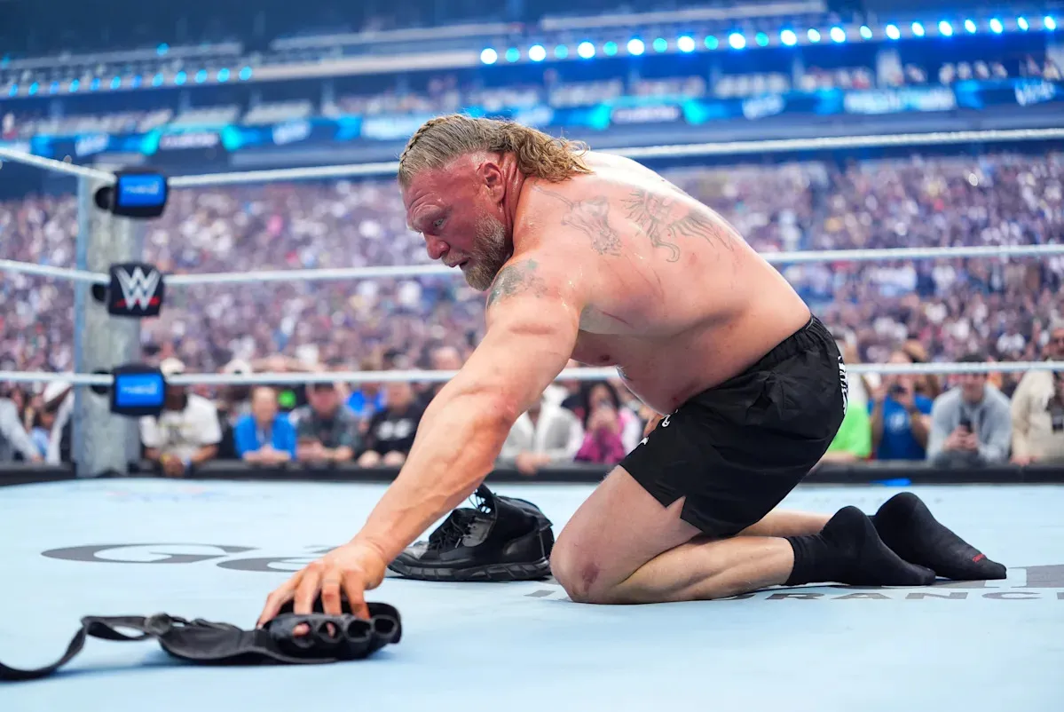 วิเคราะห์กลยุทธ์ปิดฉากตำนาน: Brock Lesnar ประกาศรีไทร์หลังพ่าย Oba Femi ใน WrestleMania 42