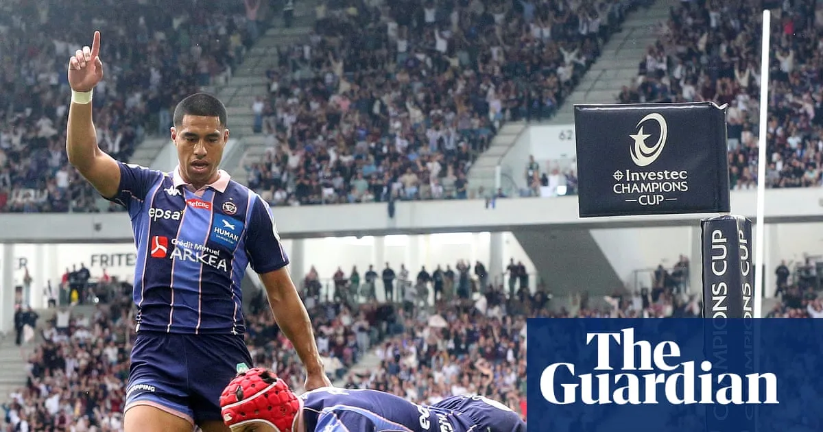 Bordeaux บดขยี้โครงสร้าง Bath พร้อมทะยานสู่รอบชิง Champions Cup ปะทะ Leinster