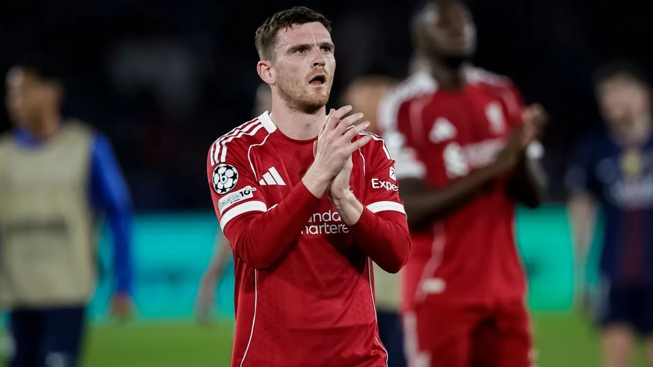 ปิดบัญชีความล้มเหลวทางกายภาพ: Andy Robertson เตรียมอำลา Liverpool หลังสิ้นสุดวงจรประสิทธิภาพ