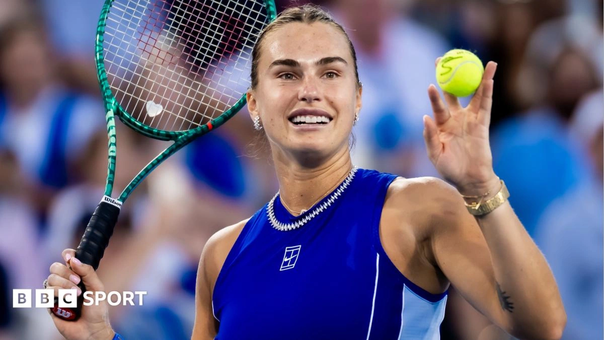 Aryna Sabalenka ชนะขาดลอยผ่านเข้ารอบ Cincinnati Open ขณะที่ Medvedev ตกรอบ