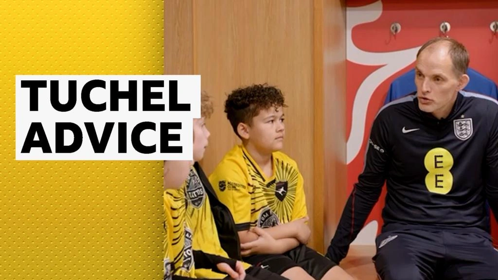Thomas Tuchel เผชิญหน้าคำถามจากแข้งเยาวชนรุ่นจิ๋ว ก่อนนำทัพ England ลุยศึก World Cup 2026