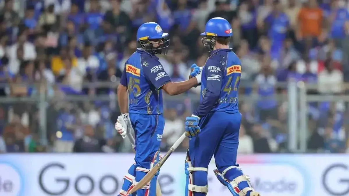 โศกนาฏกรรมของโครงสร้างที่ผุกร่อน: Rohit Sharma และ Ryan Rickelton กับการรื้อถอนแนวรับที่ Wankhede