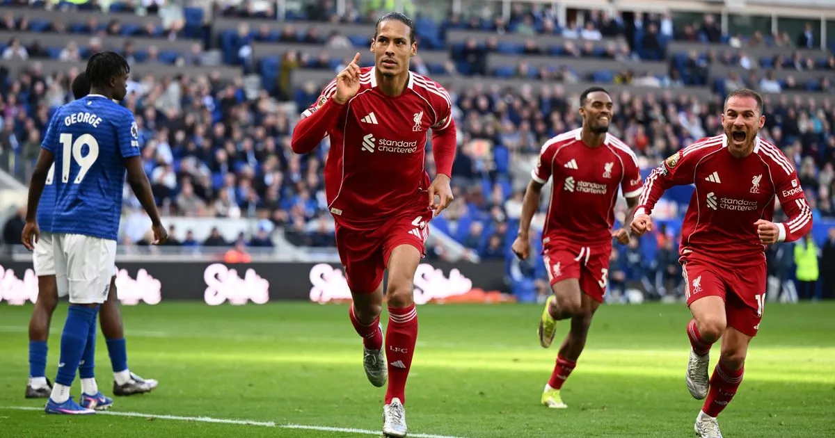 โขกนาทีร้อย! Van Dijk ฮีโร่กู้ชีพ Liverpool บุกเชือด Everton คาถิ่นใหม่ ลุ้นตั๋ว Champions League ต่อแบบใจจะขาด