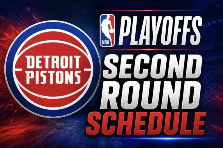 เส้นทางสู่ความยิ่งใหญ่: เผยตารางแข่งรอบสองของ Detroit Pistons หลังจารึกประวัติศาสตร์พลิกนรกใน Game 7